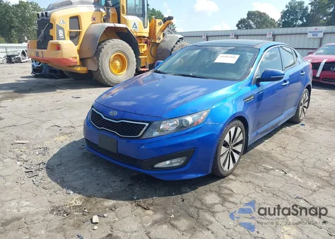2012 Kia Optima Sx из США, поврежденный, VIN KNAGR4A64C5253471
